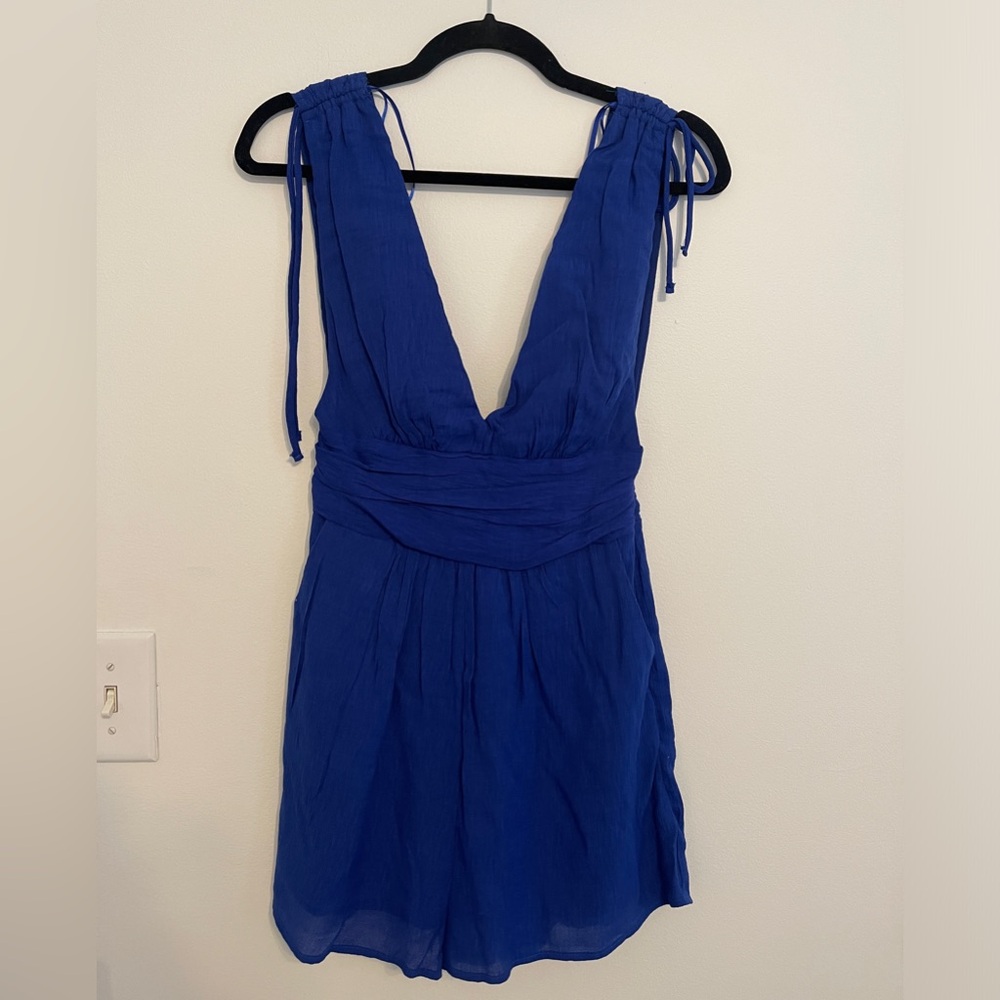 NWT one clothing royal blue romper